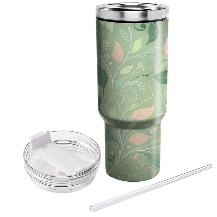 Whimsical Leafy Vines  Custom Tumblers