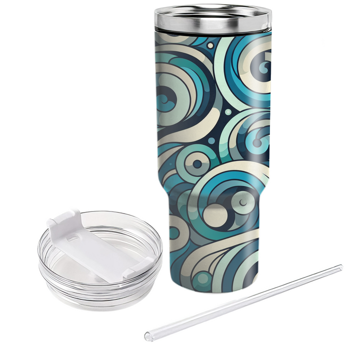 Geometric Twirl  Decorative Tumblers