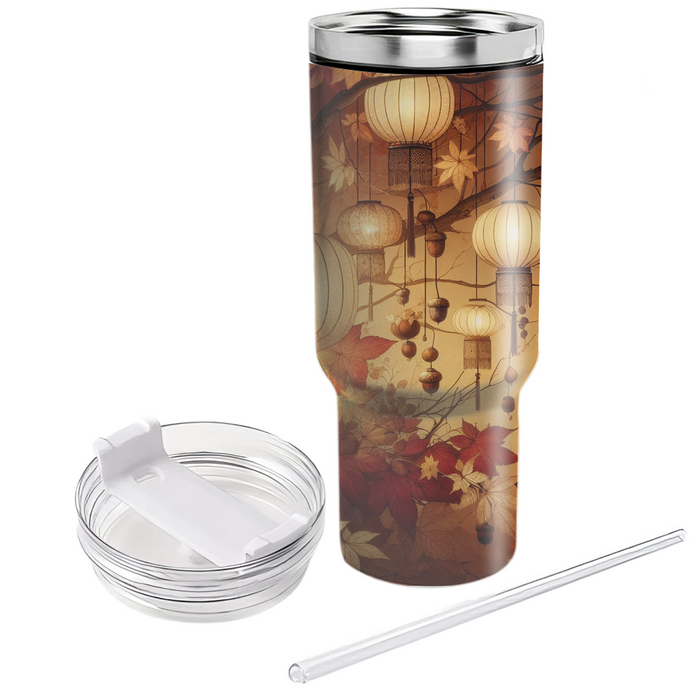 Autumn Cozy Lanterns  Custom Tumblers