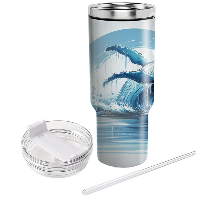 Gentle Whale Splash  Tumbler Cups