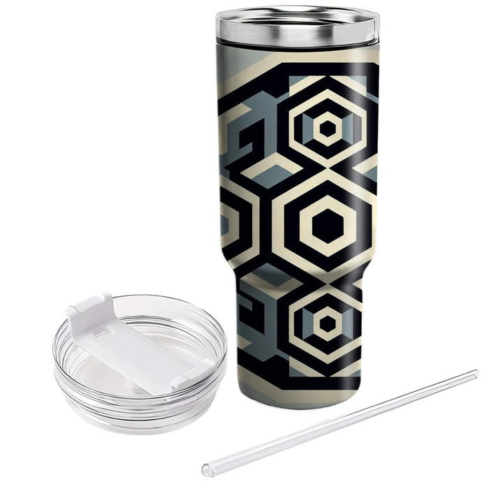 Sophisticated Octagonal Design  Custom Tumblers