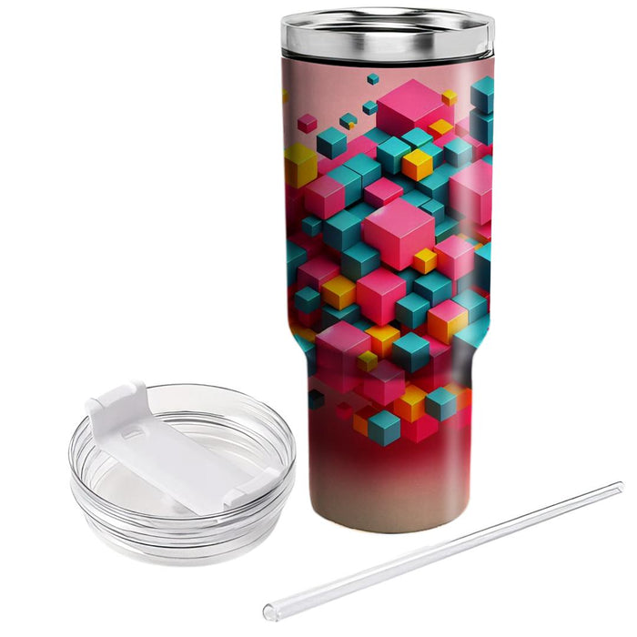 Cubic Illusion  Custom Tumblers