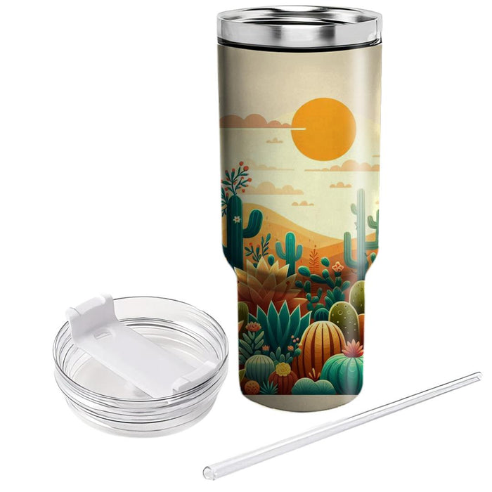 Cactus Paradise  Unique Tumblers