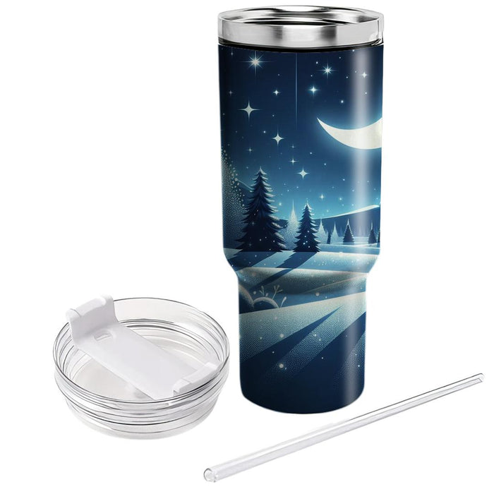 Winter Night Magic  Travel Tumblers