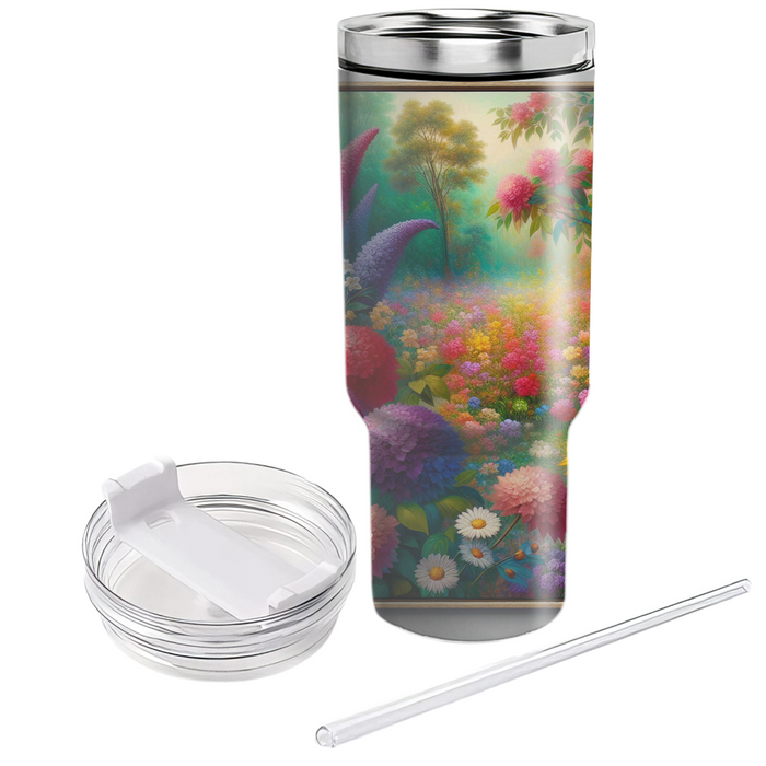 Spring Blooming Delight  Personalized Tumblers