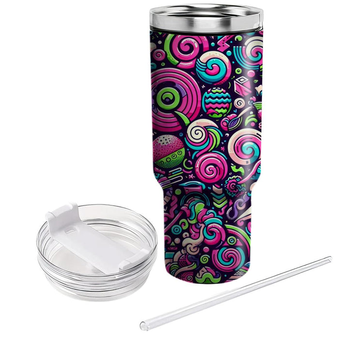 Funky Doodle Explosion  Tumblers For Gifts