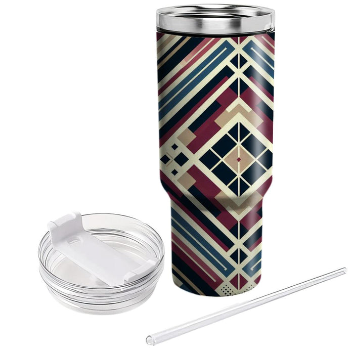 Vintage Argyle  Tumblers For Gifts