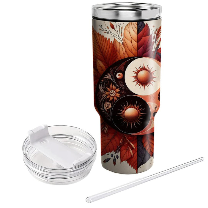 Solar Harvest - Equinox Celebration  Decorative Tumblers