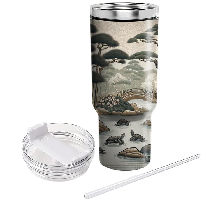 Zen Turtle Garden  Tumbler Cups