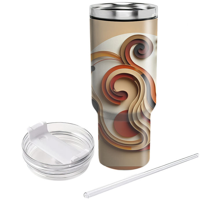 Zen Harvest - An Abstract Thanksgiving Celebration  Personalized Tumblers