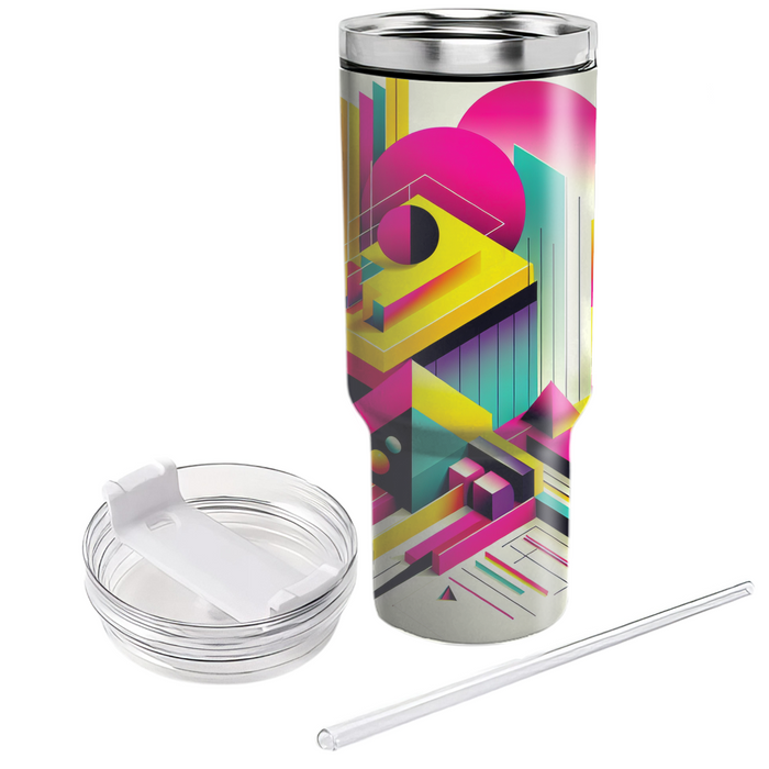 New Wave Geometrics  Personalized Tumblers