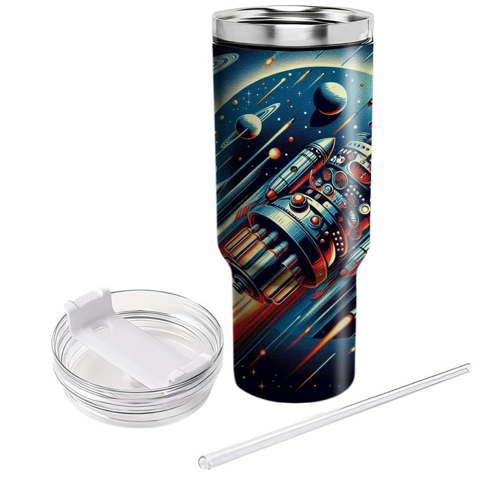 Vintage Sci-fi Space Odyssey  Tumbler Cups