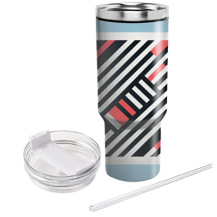 Bold Stripe Delight  Custom Tumblers