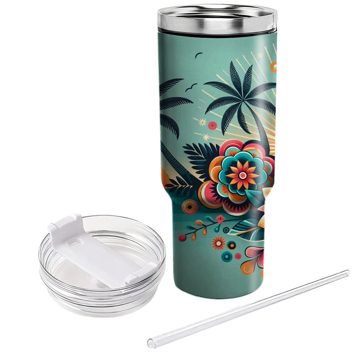 Tropical Retro Dreams  Tumblers For Gifts