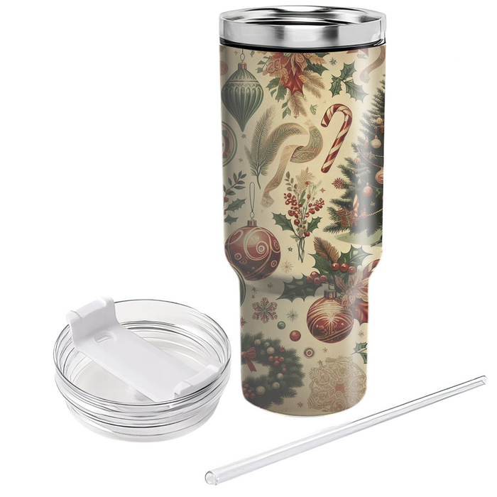 Retro Celebration - A Vintage Christmas  Decorative Tumblers