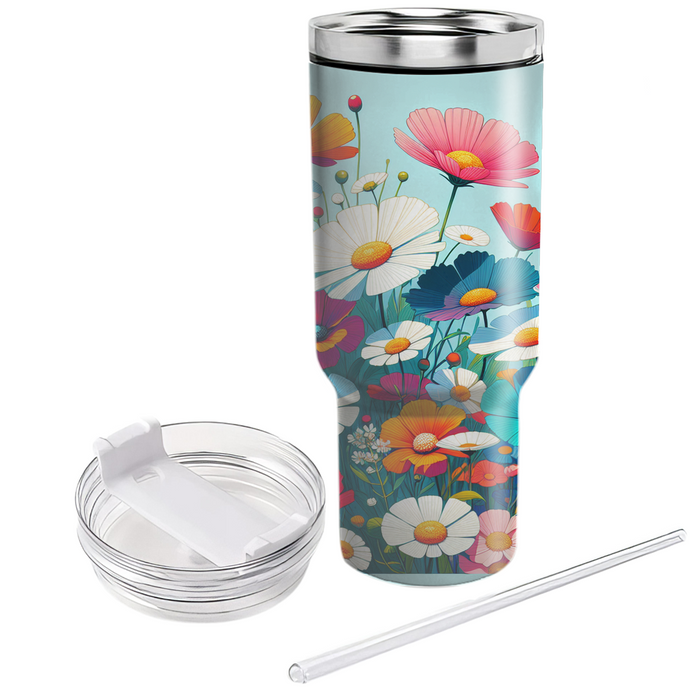 Vibrant Wildflower Meadow  Custom Tumblers