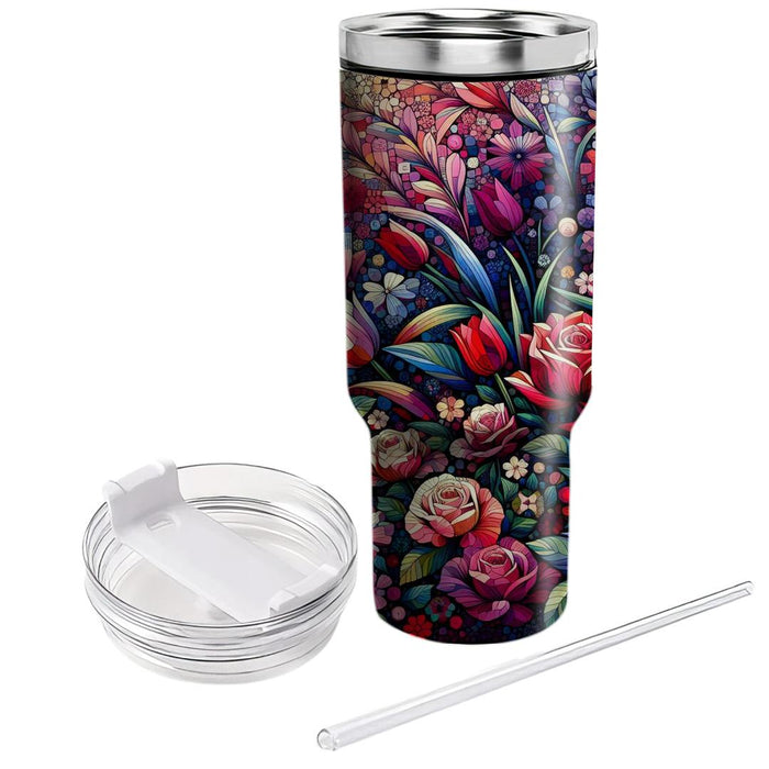 Blossom Symphony  Unique Tumblers