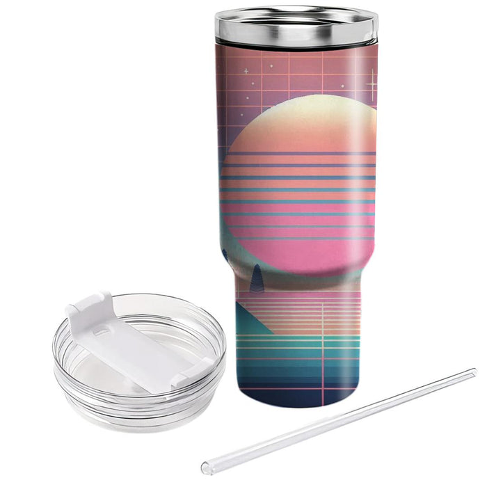 Synthwave Serene  Tumbler Cups