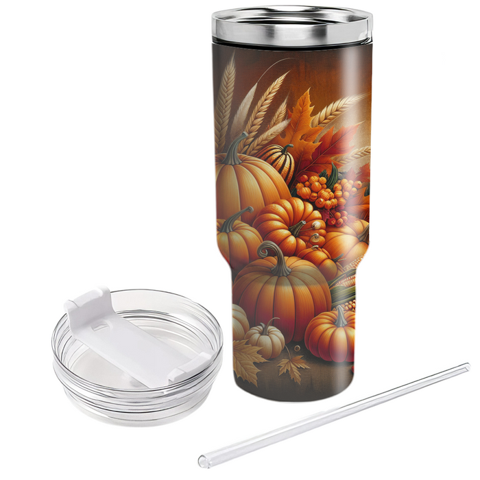 Bountiful Harvest - Autumn Festival  Decorative Tumblers