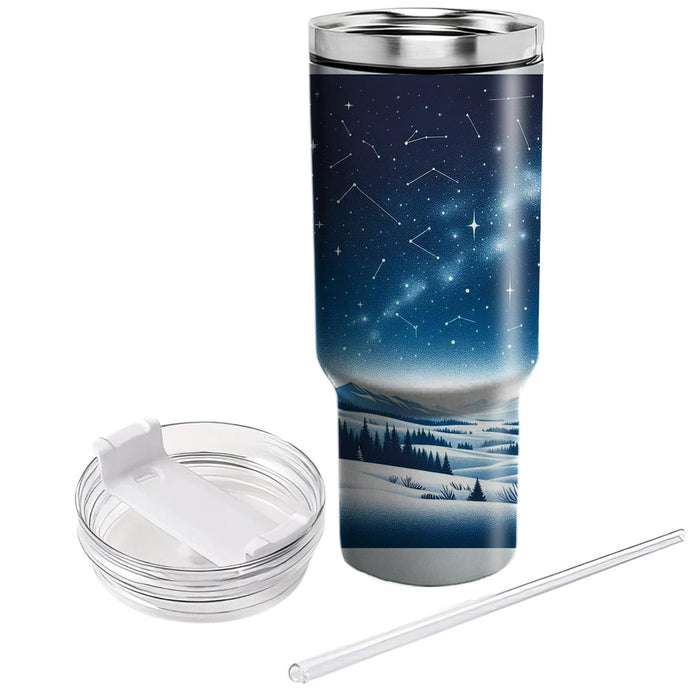 Winter Starlit Skies  Unique Tumblers