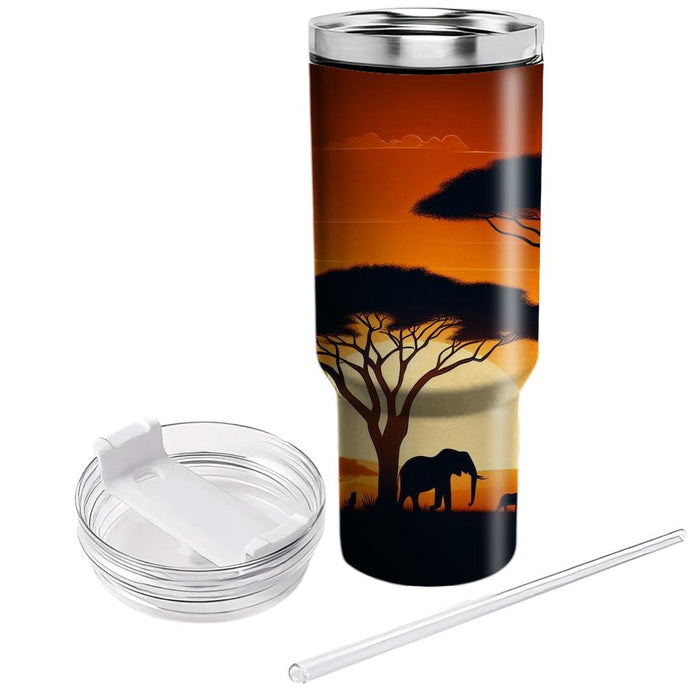 Sunset Safari Adventure  Insulated Tumblers