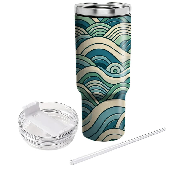 Serenity Waves  Travel Tumblers