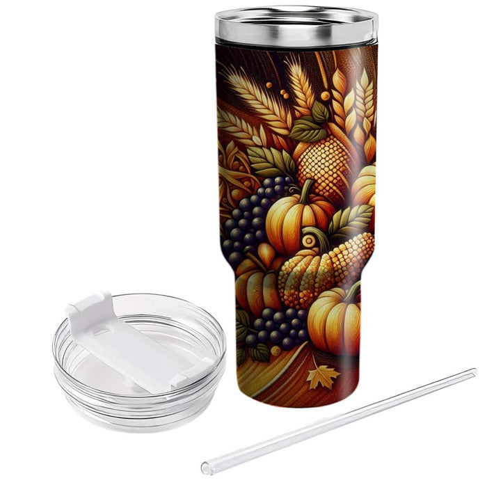 Zenith Of Gratitude - A Thanksgiving And Harvest Festival  Unique Tumblers