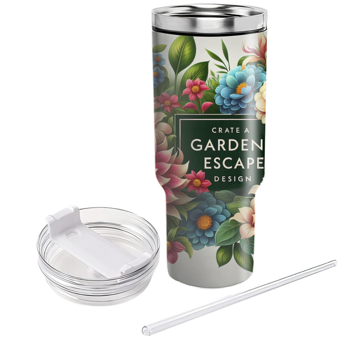 Garden Escape  Travel Tumblers