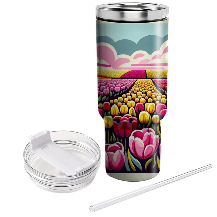 Spring Tulip Fields  Tumblers For Gifts