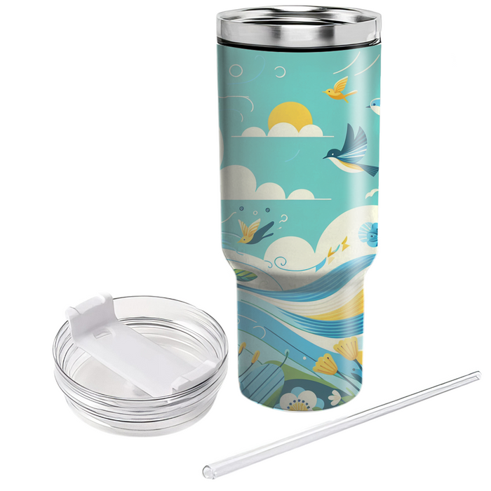 Spring Fresh Breeze  Tumbler Cups