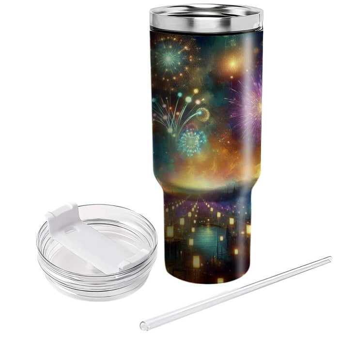 Wondrous Winds - A Festival Of Lights  Tumblers With Lids