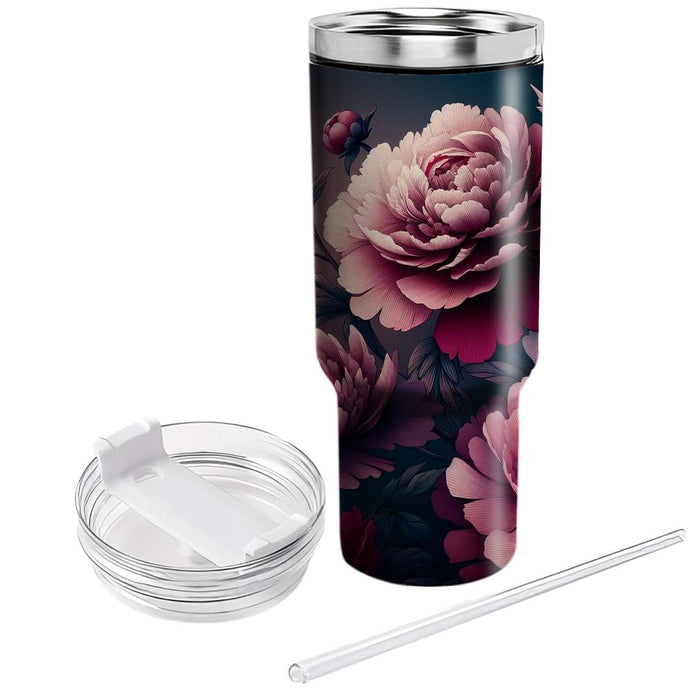 Twilight Peony Reverie  Tumbler Cups