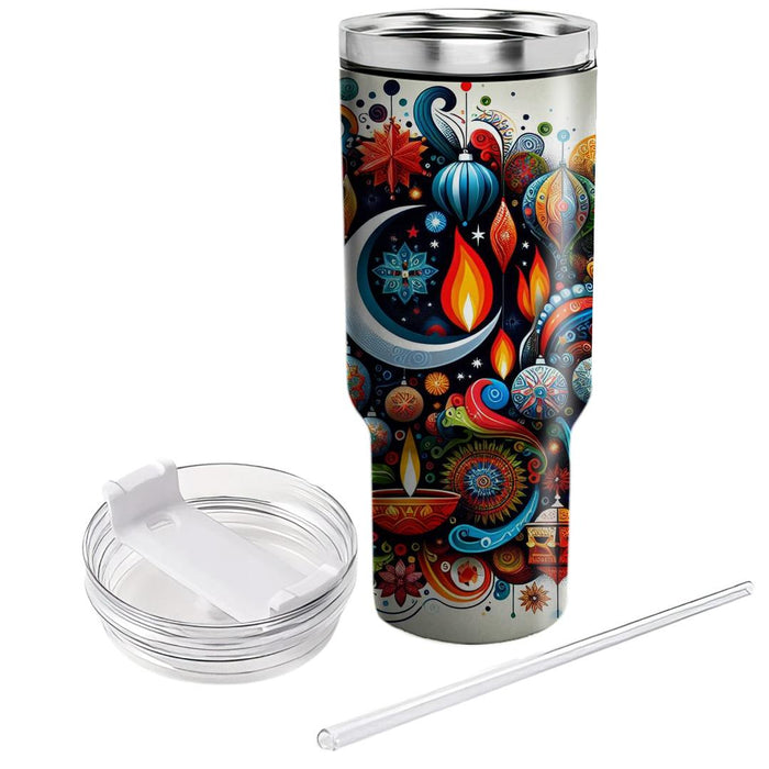 Unity In Diversity - A Global Festival Fusion  Custom Tumblers