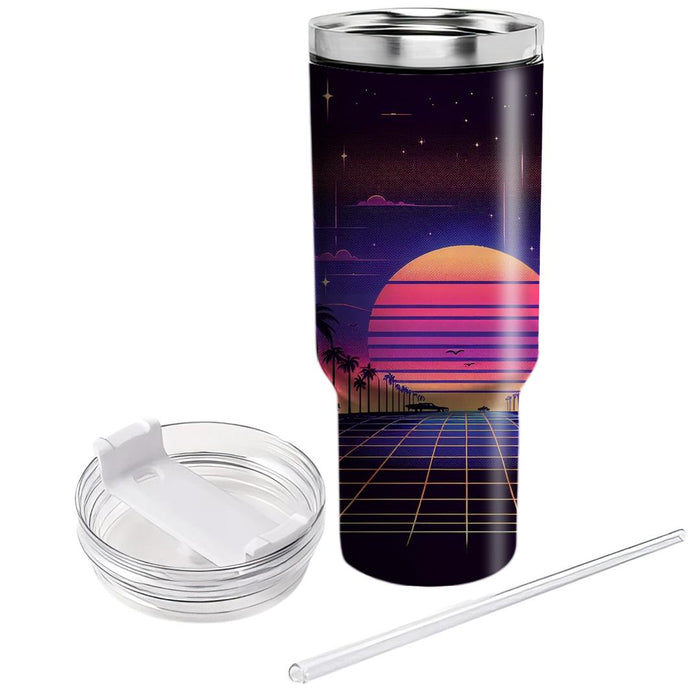 Synthwave Escape  Decorative Tumblers