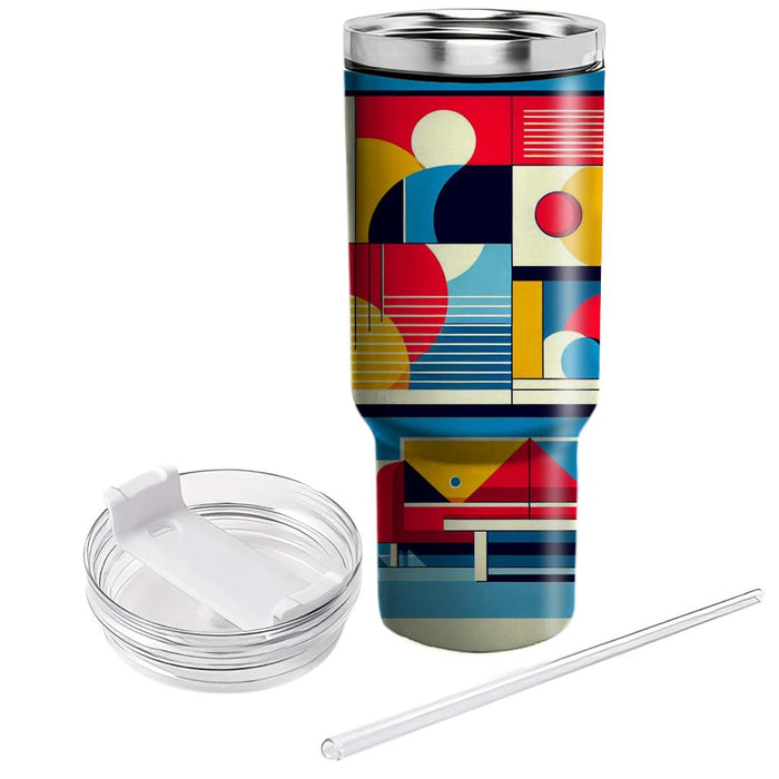 Striking Color Blocks  Custom Tumblers