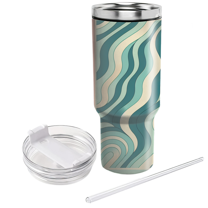 Retro Wave Pattern  Custom Tumblers