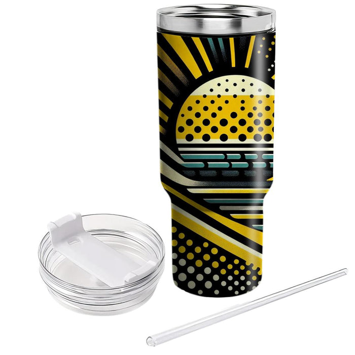 Bold Stripes And Dots  Tumbler Cups