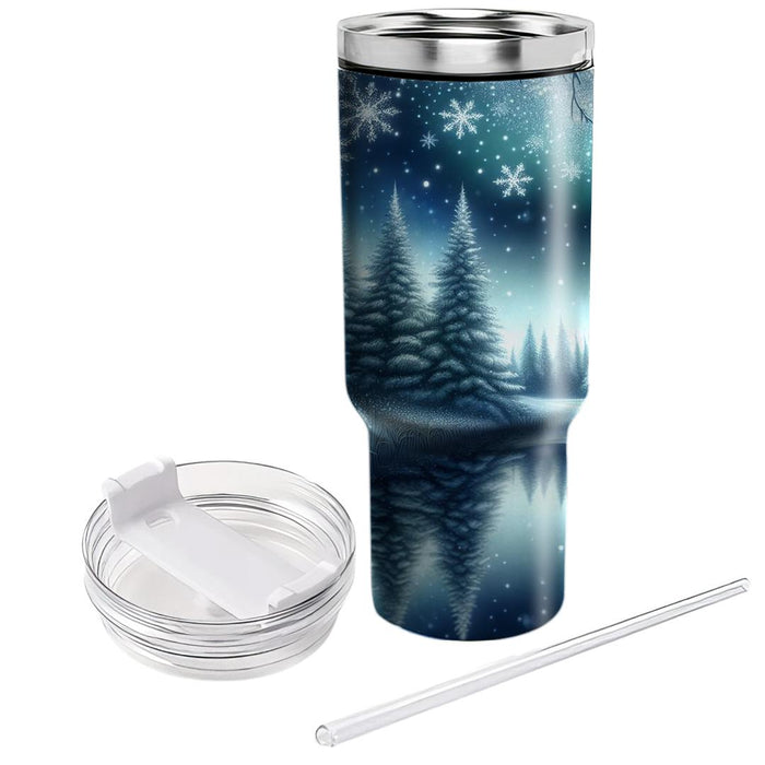 Winter Pine Retreat  Custom Tumblers