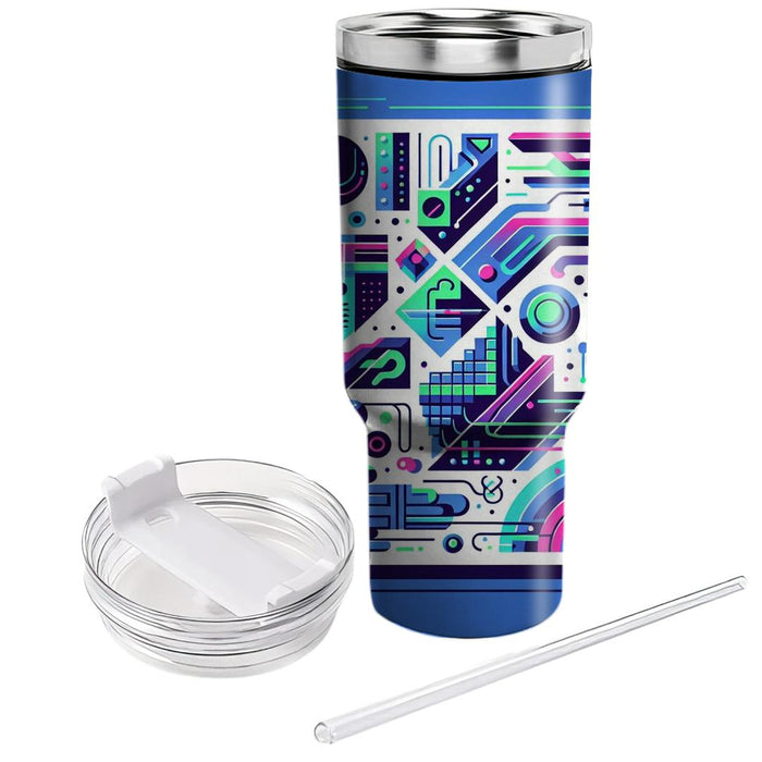 Futuristic Flair  Custom Tumblers