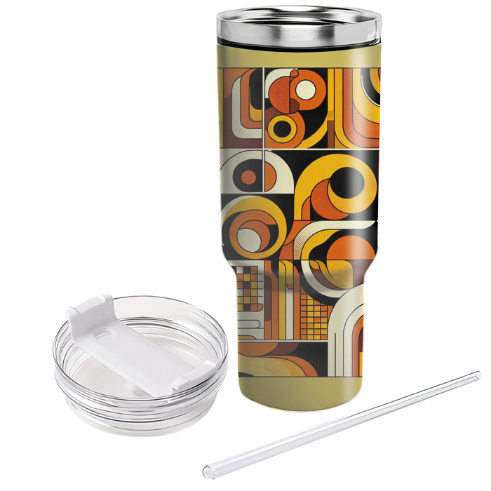 Geometric Retro Patterns  Custom Tumblers