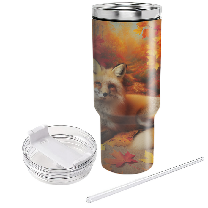 Whimsical Fox Tales  Personalized Tumblers