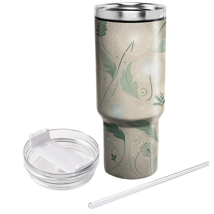 Vibrant Dandelion Breeze  Decorative Tumblers