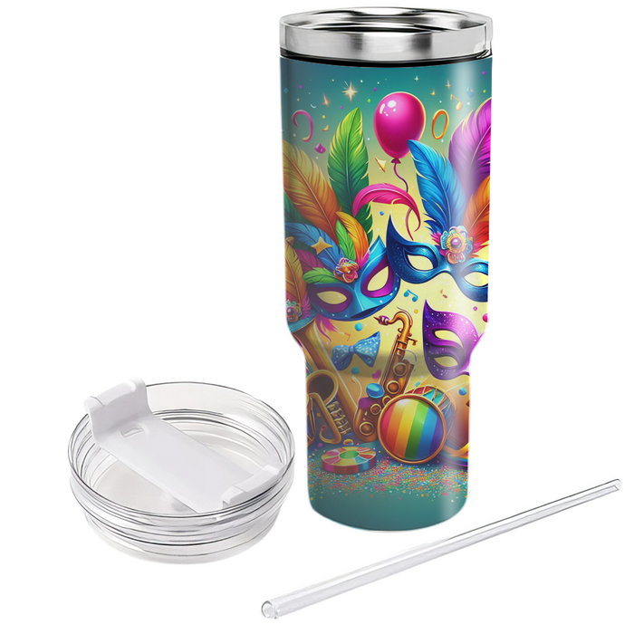 Whimsical Carnival Dreams Tumblers With Lids