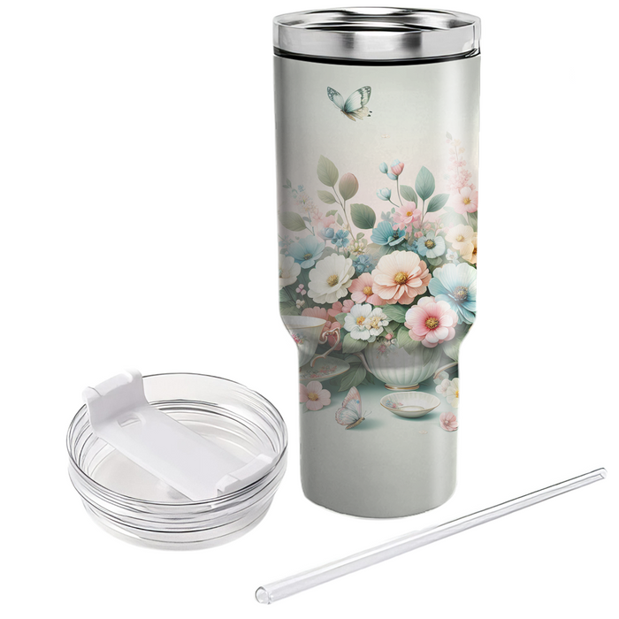 Spring Garden Tea Party  Custom Tumblers