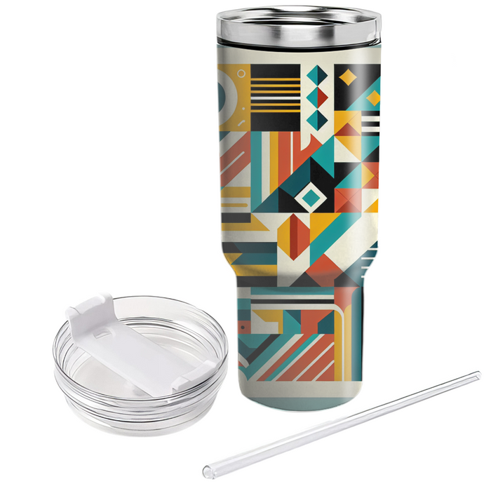 Bold Geometric Shapes  Custom Tumblers