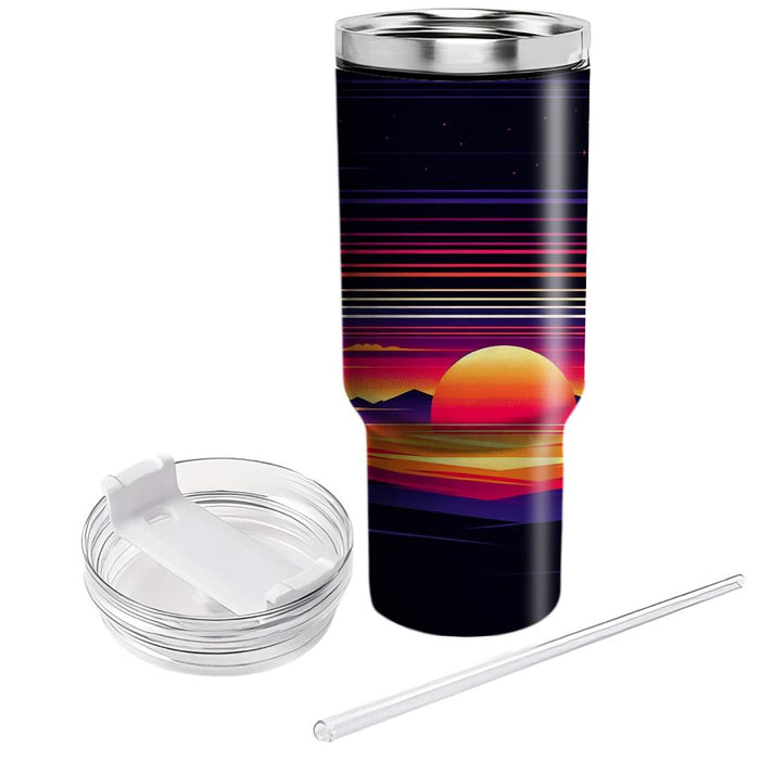 Synthwave Sunset Palette  Insulated Tumblers