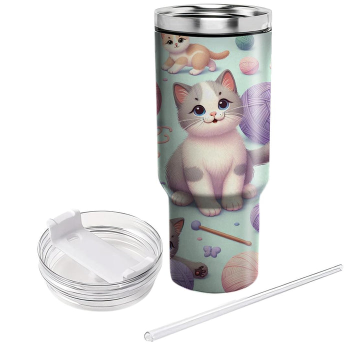 Whimsical Kittens  Custom Tumblers