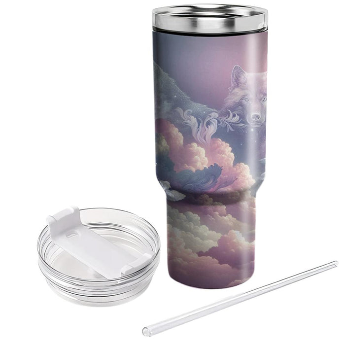 Wolves In Clouds  Tumbler Cups