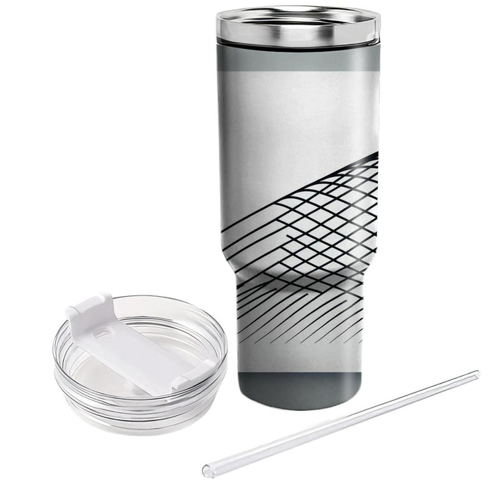 Sleek Grid Pattern  Insulated Tumblers