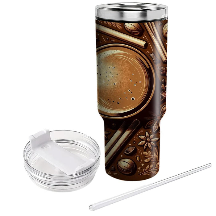 Autumn Spice Latte  Decorative Tumblers